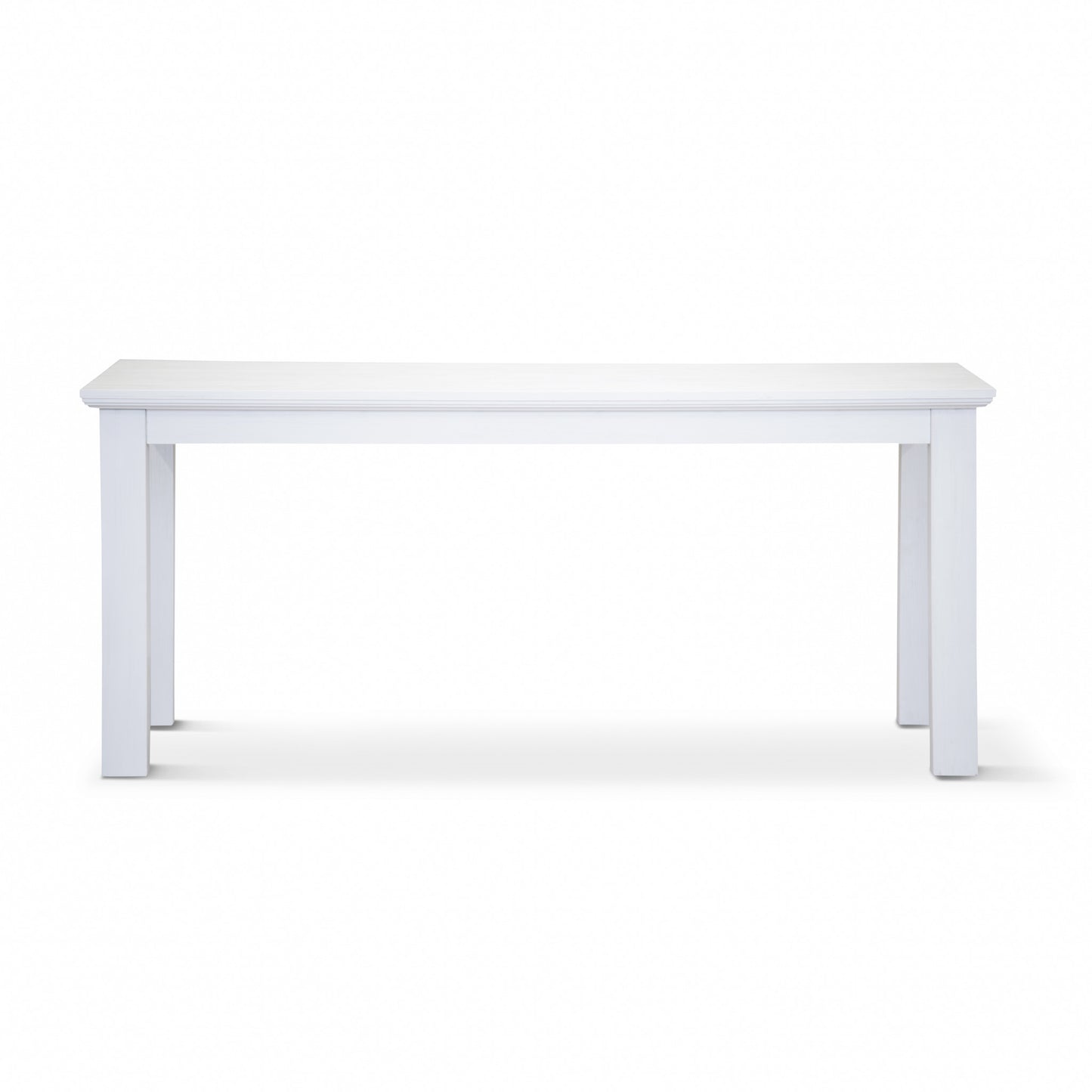Laelia Coastal Solid Acacia Timber Wood Dining Table - White