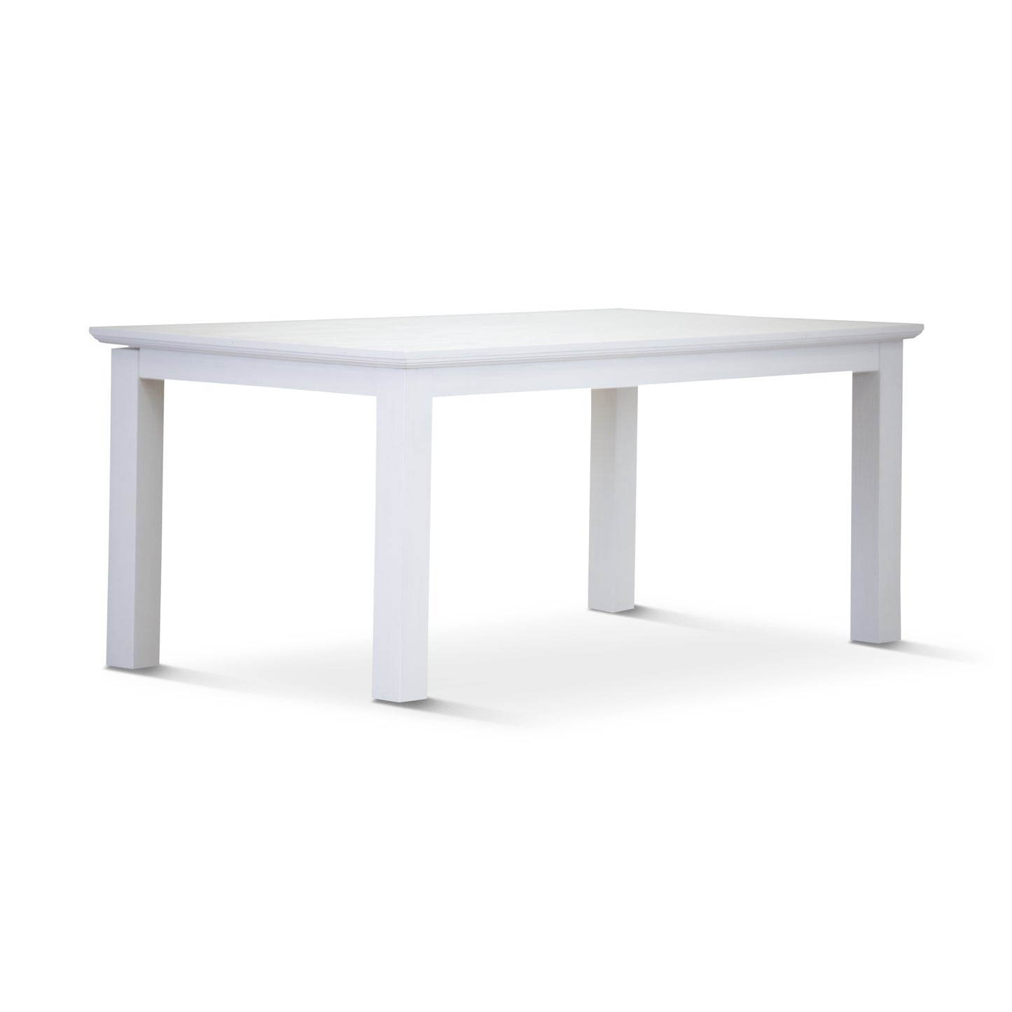Laelia Coastal Solid Acacia Timber Wood Dining Table - White