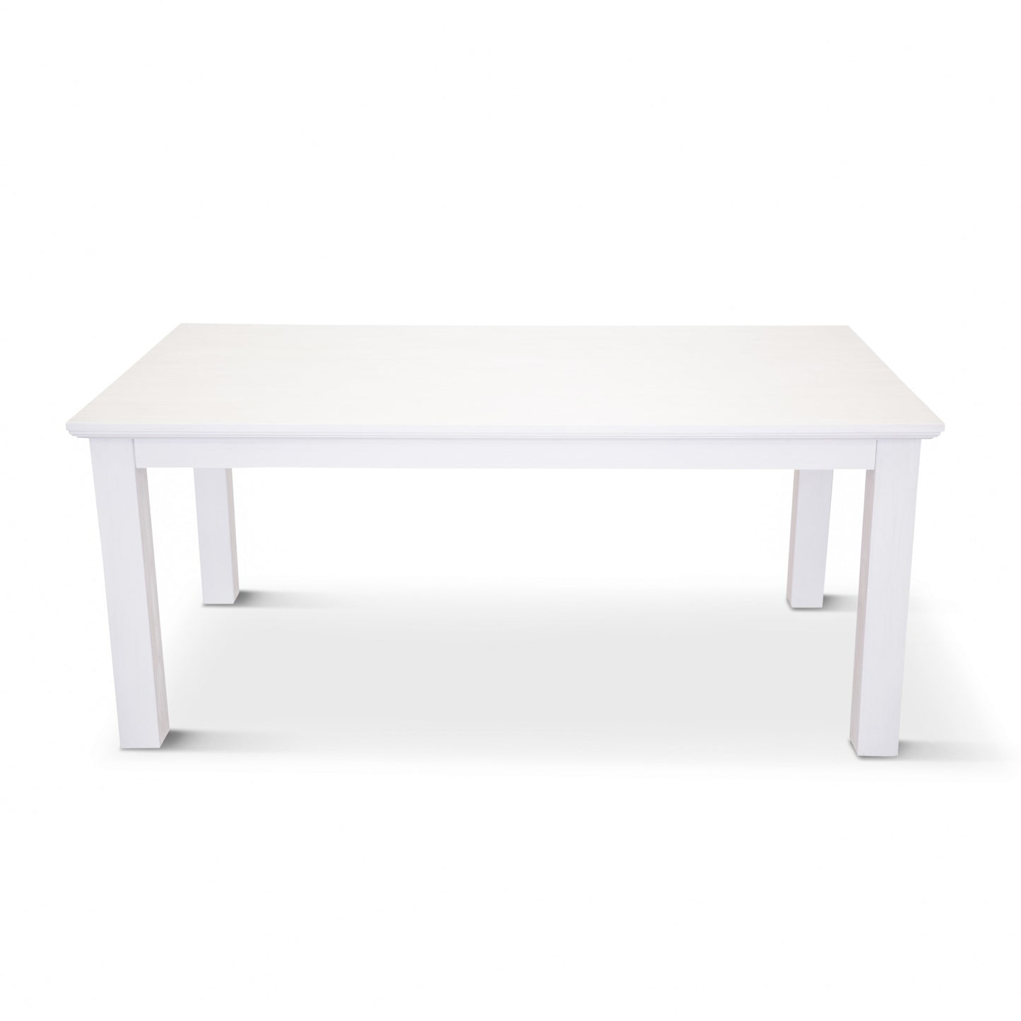 Laelia Coastal Solid Acacia Timber Wood Dining Table - White