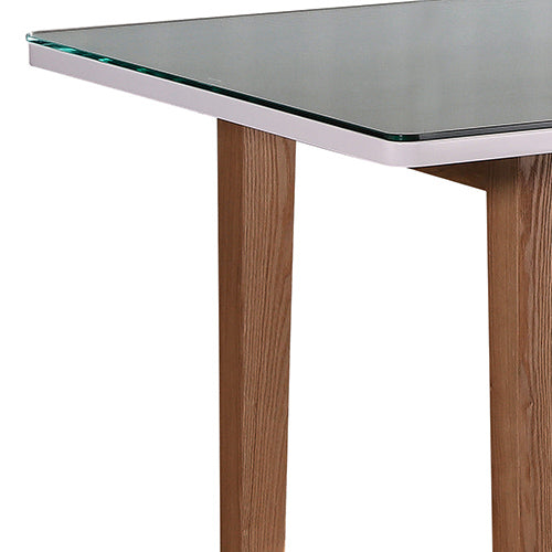 Galaxy High Glossy White Top Dining Table