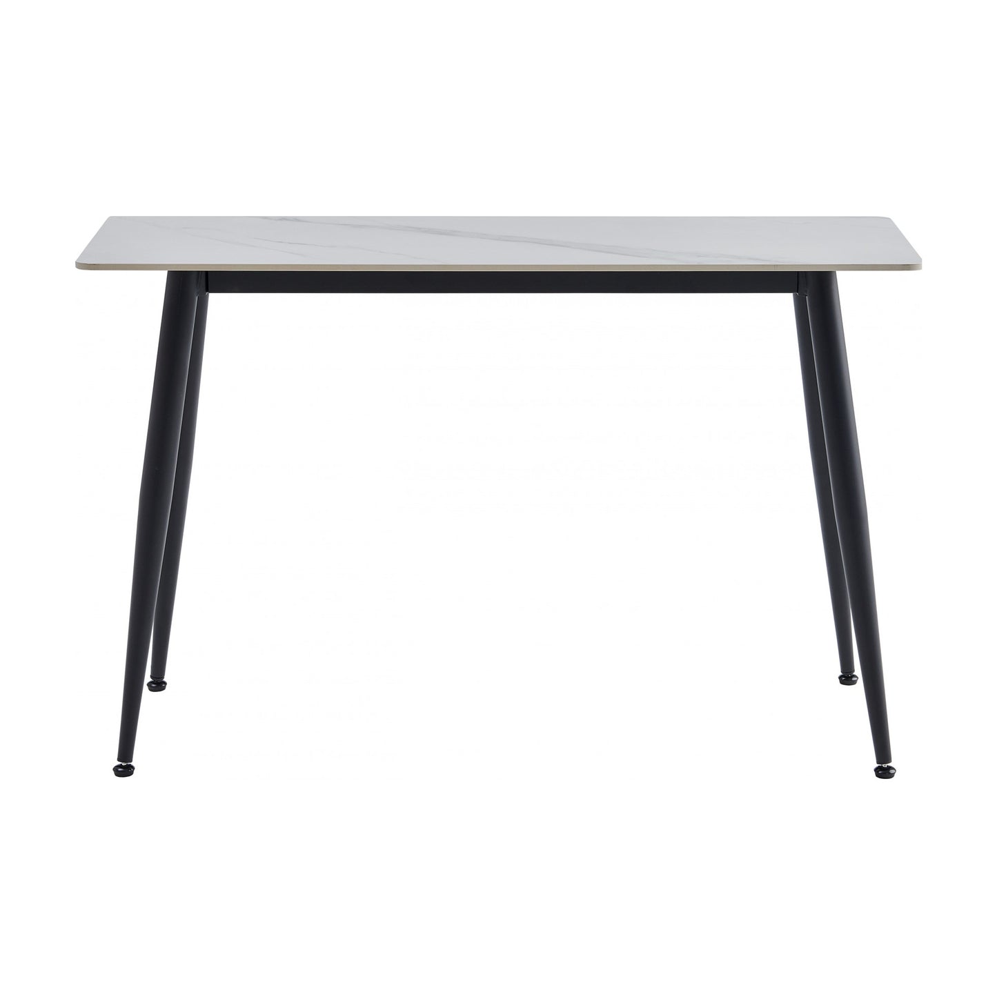 Bentley Ceramic Console Table Matte - Snow White