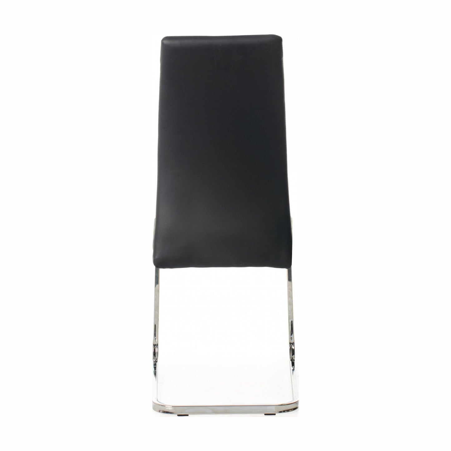 Chara Leather Dining Chair Set of 2- Black