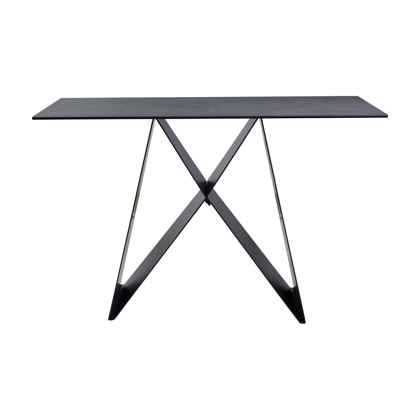 Etna Ceramic Console Table - Shadow Grey