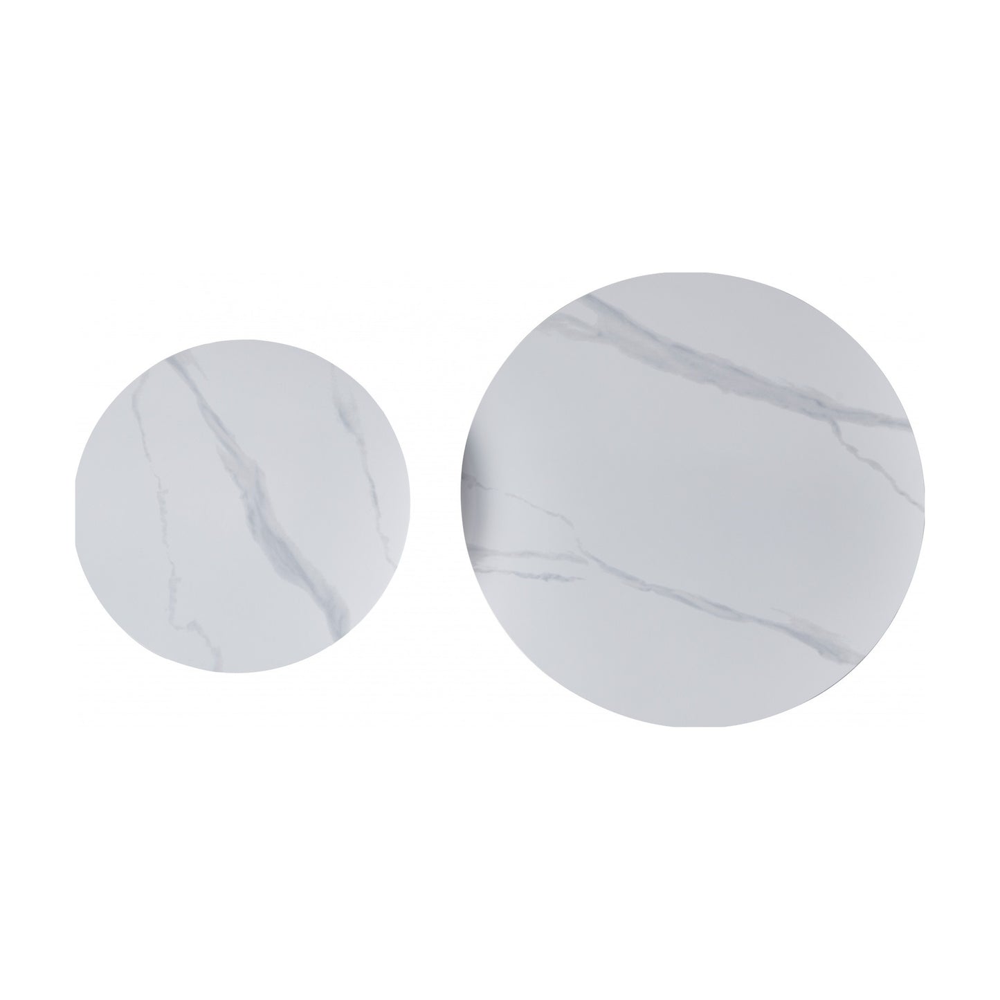 Grollo Ceramic Coffee Table Set - Snow White
