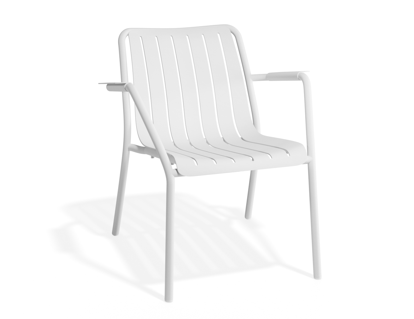 Roku Metal Outdoor Lounge Chair - Charcoal