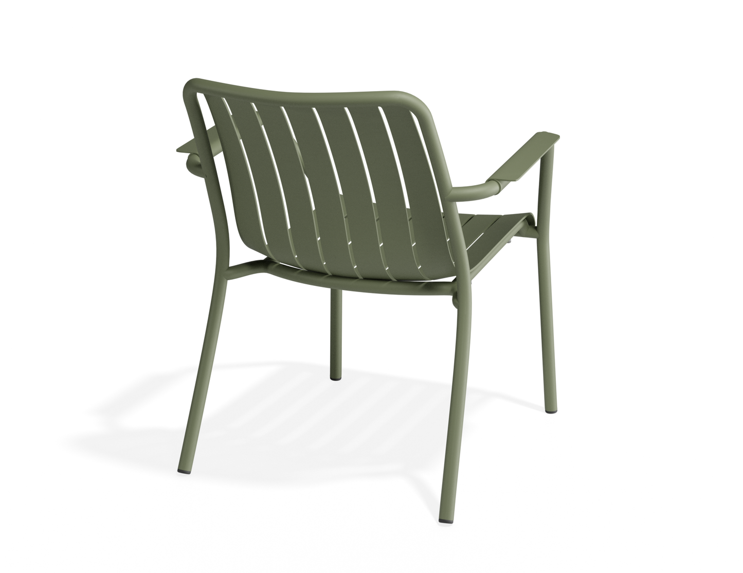 Roku Metal Outdoor Lounge Chair - Eucalyptus