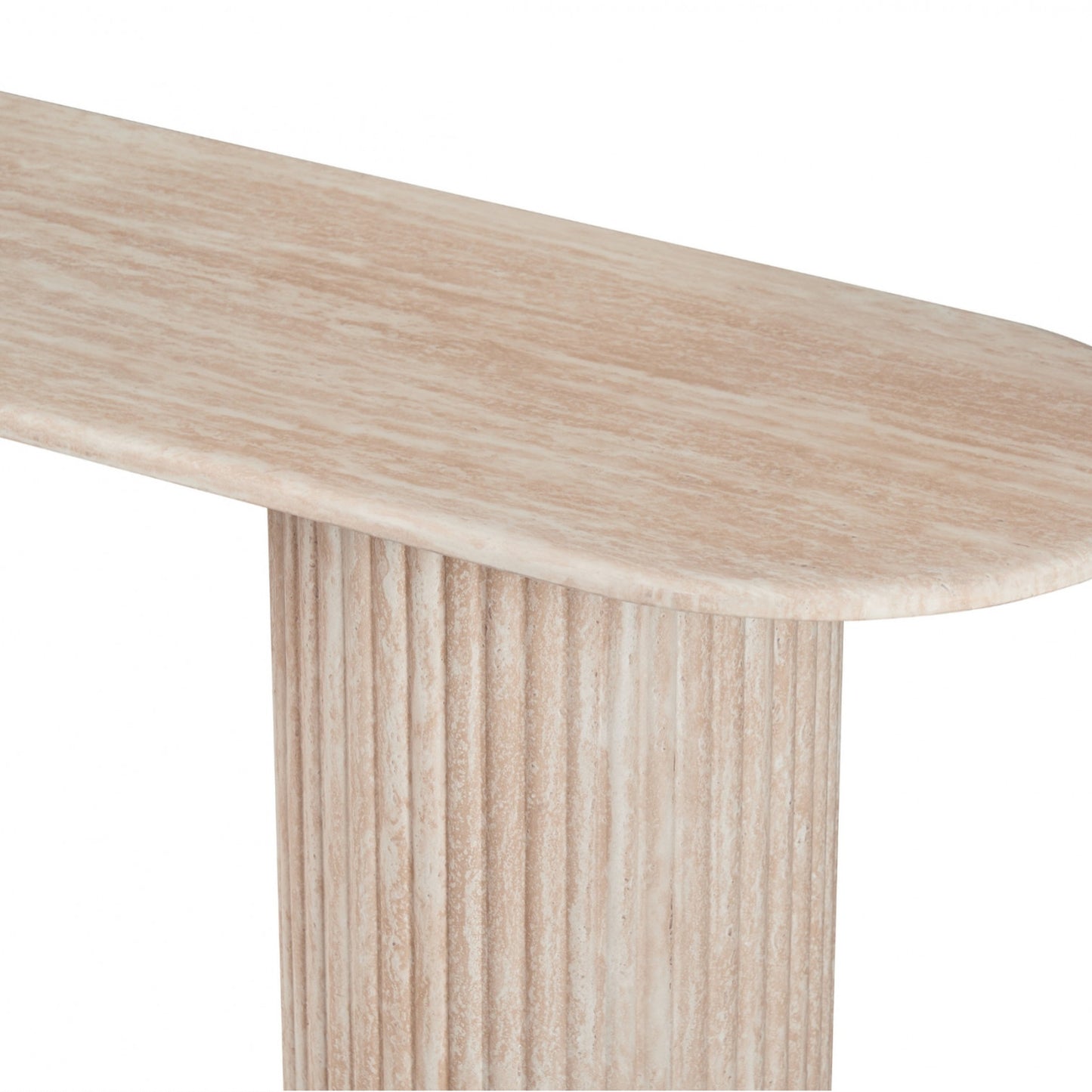 Pompeii Console Table - Travertine