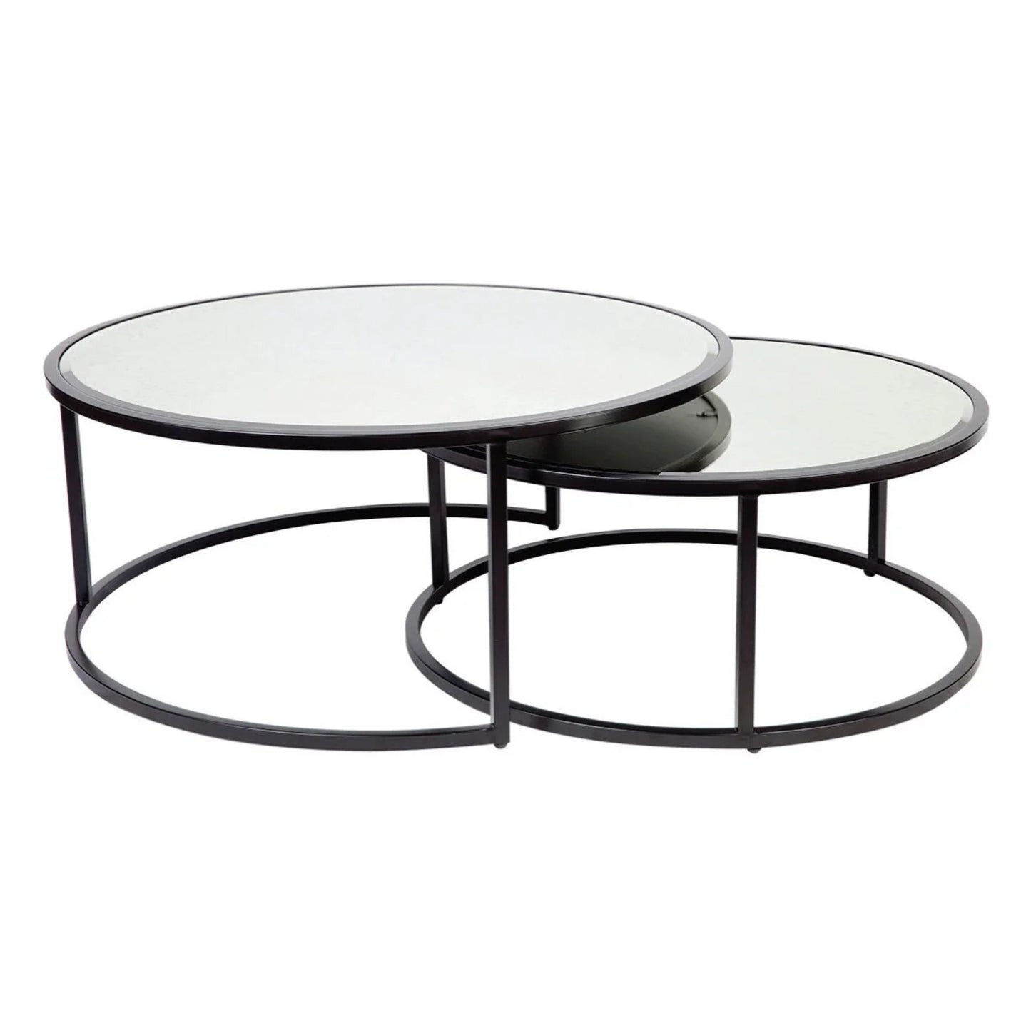 Serene Nesting Coffee Tables Coffee Table Cafe Lighting & Living Black