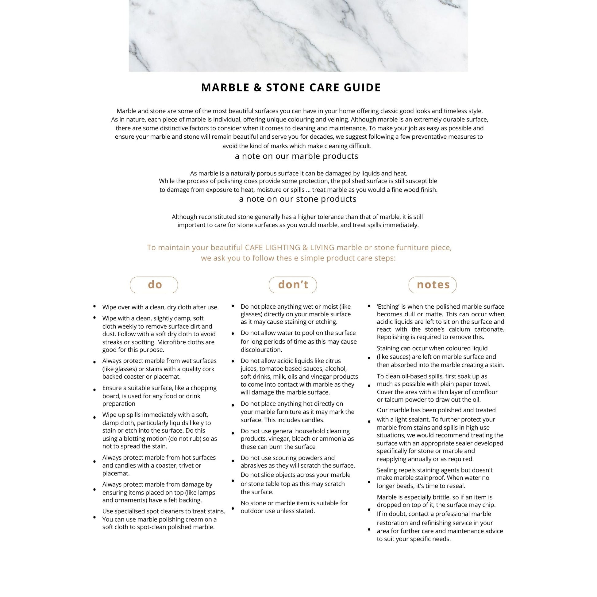 Bowie Marble Side Table Side Table Cafe Lighting & Living