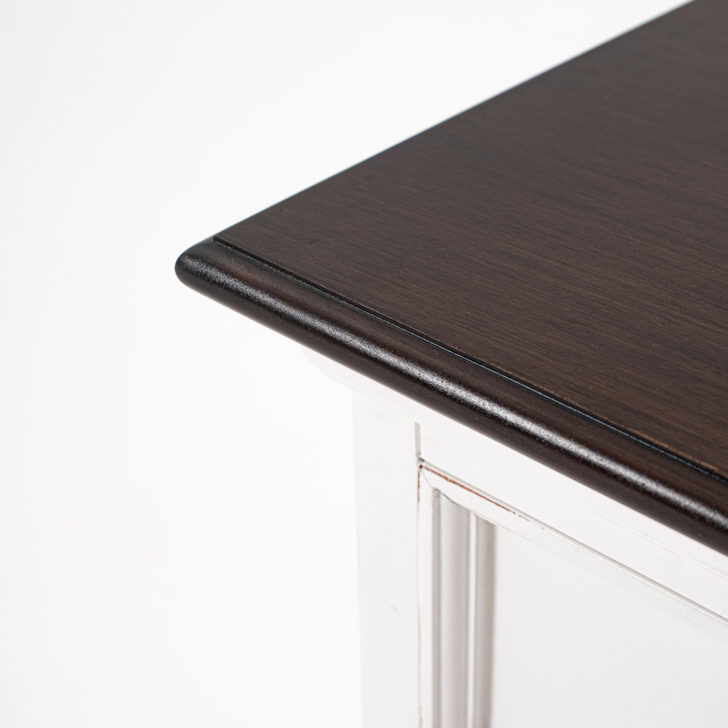 Halifax Accent Classic White Shelved Side Table