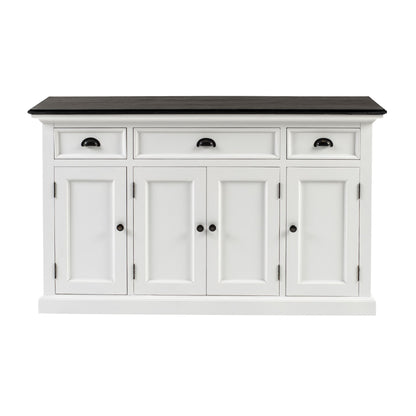 Halifax Classic White 4 Door Buffet Table