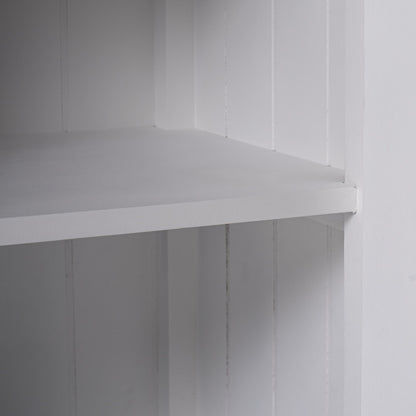 Halifax Classic White Glass Display Buffet Table
