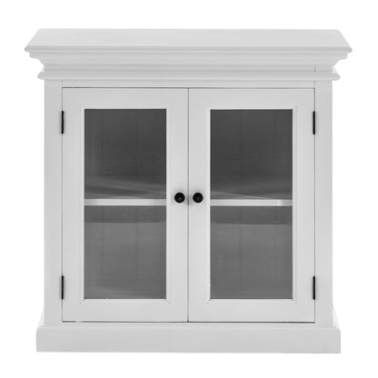 Halifax Classic White Glass Display Buffet Table