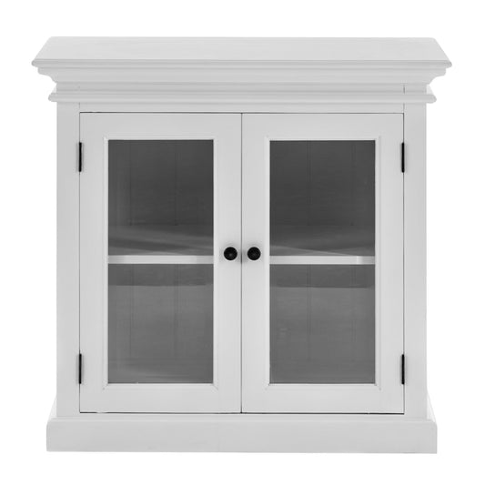 Halifax Classic White Glass Display Buffet Table