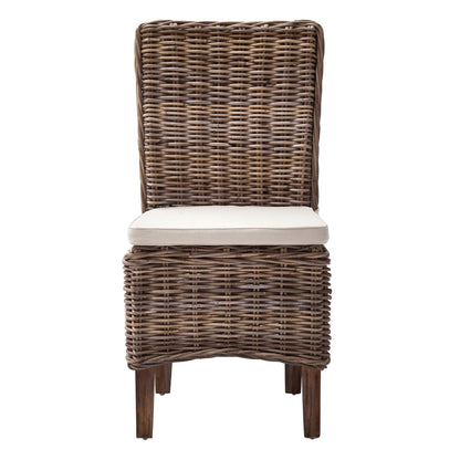 Morin Rattan Dining Chair Set of 2