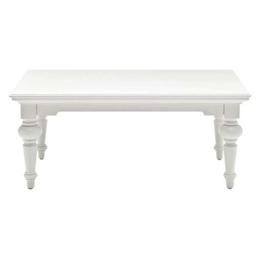 Provence Classic White Rectangular Coffee Table