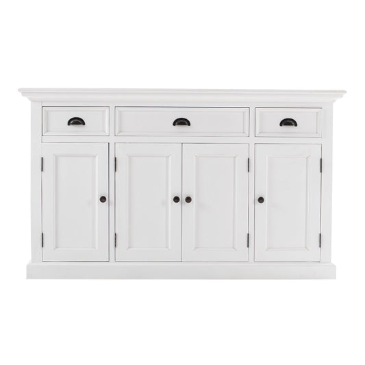 Halifax Classic White 4 Door Buffet Table