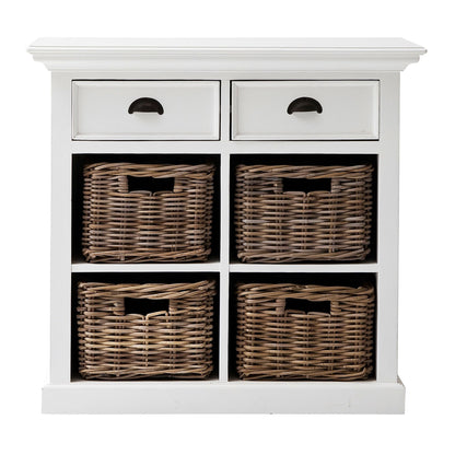 Halifax Classic White Medium Basket Set Buffet Table