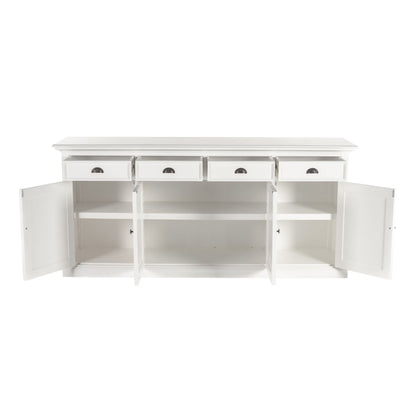 Halifax Long Classic White Buffet Table