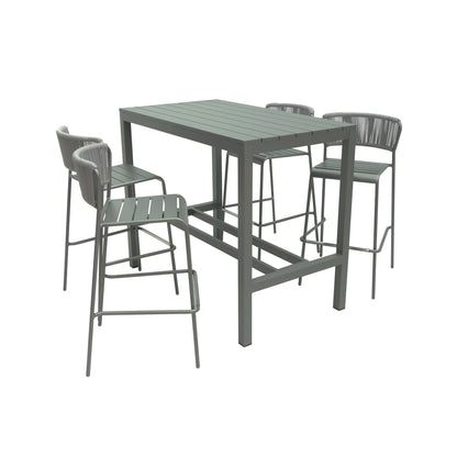 Roma Metal Outdoor Bar Table
