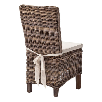 Morin Rattan Dining Chair Set of 2