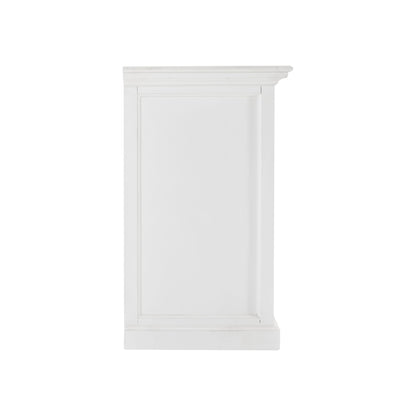 Halifax Classic White Glass 4 Door Buffet Table