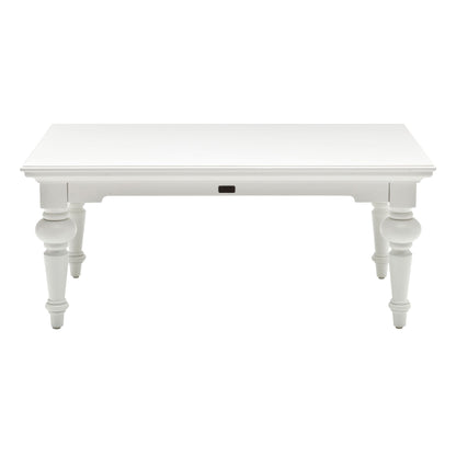Provence Classic White Rectangular Coffee Table