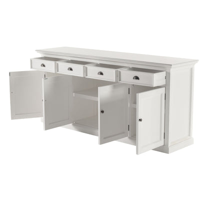 Halifax Long Classic White Buffet Table