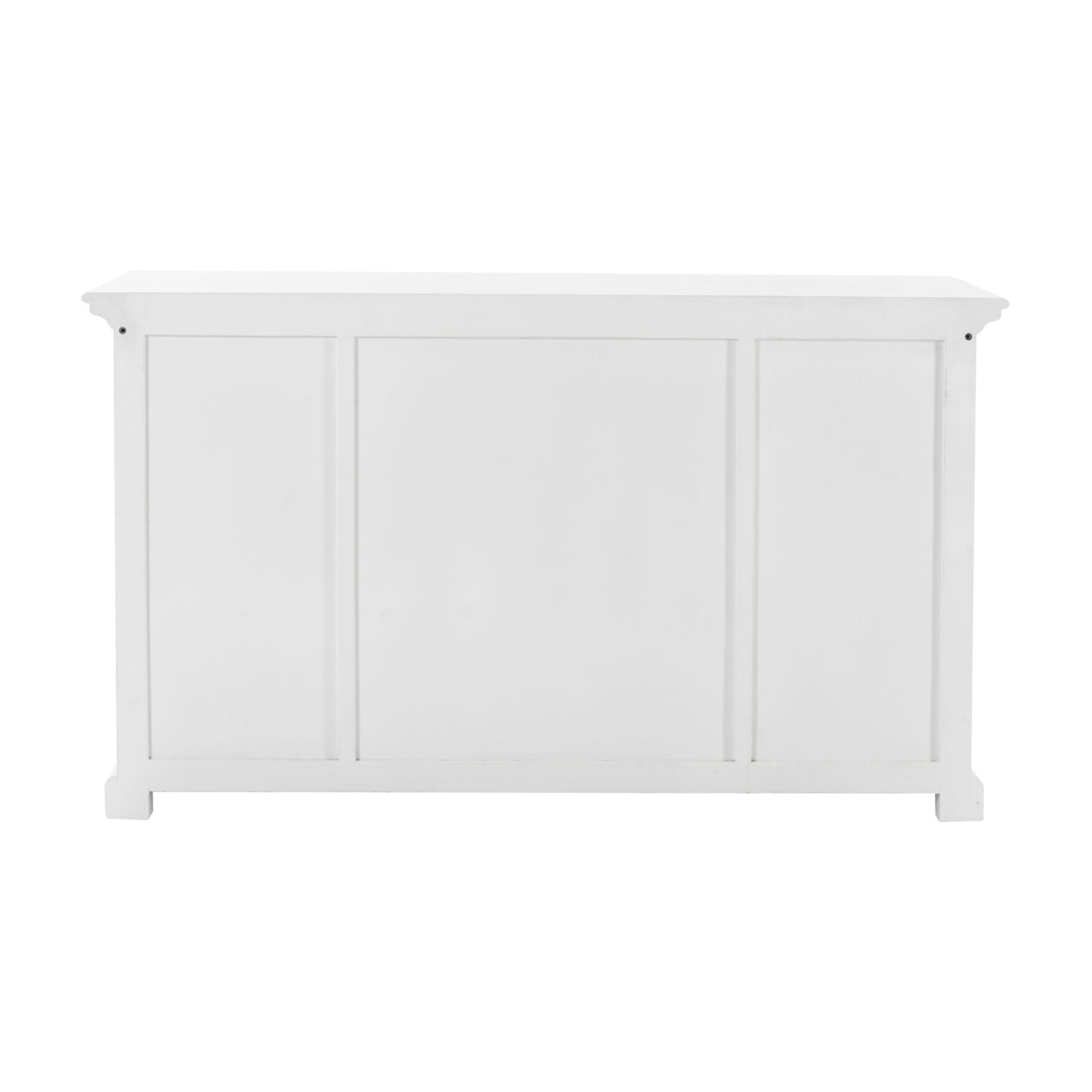 Halifax Classic White Glass 4 Door Buffet Table