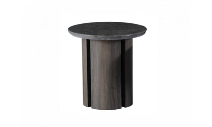 Corfu Marble Side Table Grey