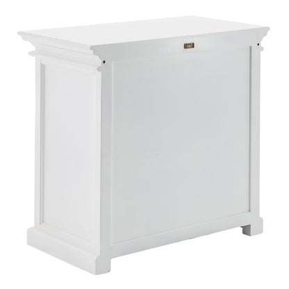 Halifax Classic White Glass Display Buffet Table