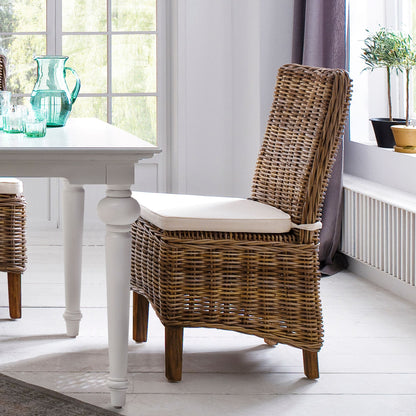 Morin Rattan Dining Chair Set of 2