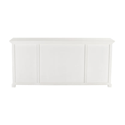 Halifax Long Classic White Buffet Table