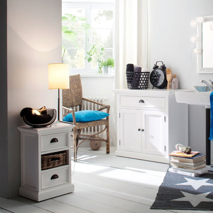 Halifax Classic White Small Buffet Table