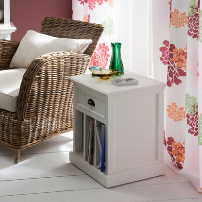 Halifax Classic White Side Table