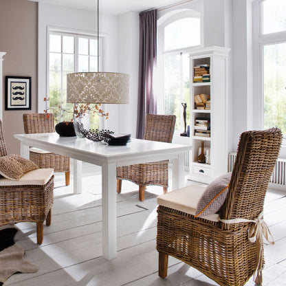Morin Rattan Dining Chair Set of 2