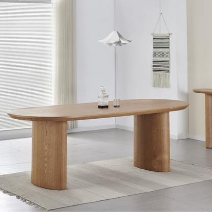 Boyd 220cm Natural Oval Dining Table