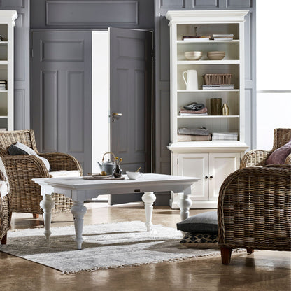 Provence Classic White Rectangular Coffee Table