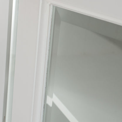 Halifax Classic White Glass Display Buffet Table