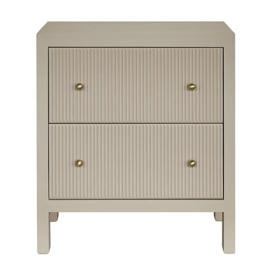 Ariana Large Two Drawer Bedside Table