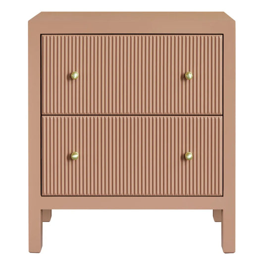 Ariana Large Two Drawer Bedside Table