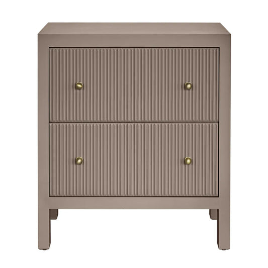 Ariana Large Two Drawer Bedside Table
