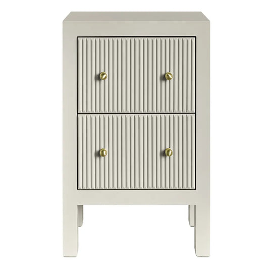 Ariana Petite Fluted Bedside Table