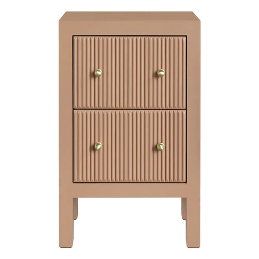 Ariana Petite Fluted Bedside Table