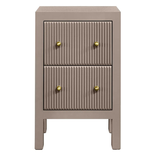 Ariana Petite Fluted Bedside Table