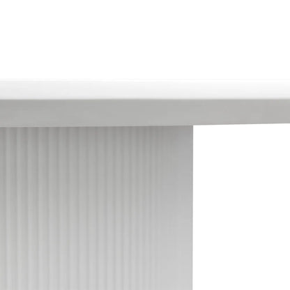 Arlo 1.2m Round Wooden Dining Table - White