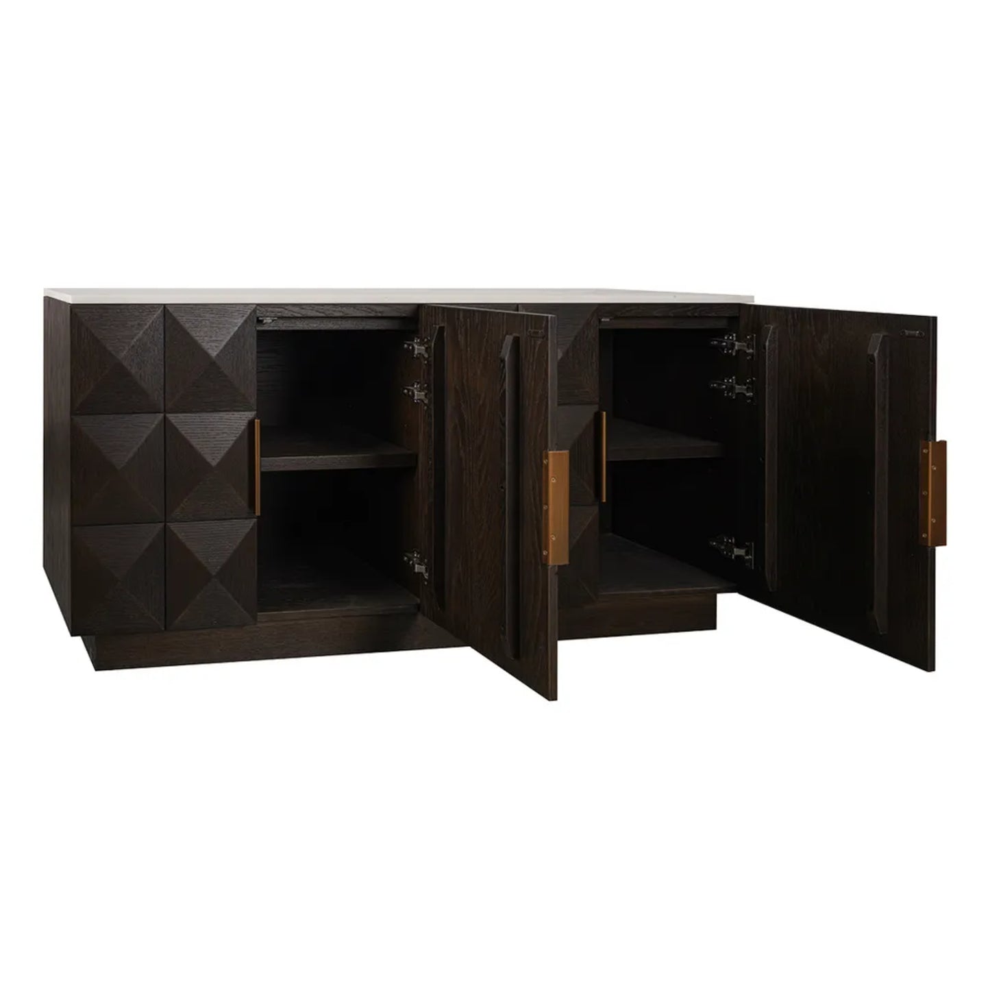 Benedict Sculptural Wooden Buffet Table