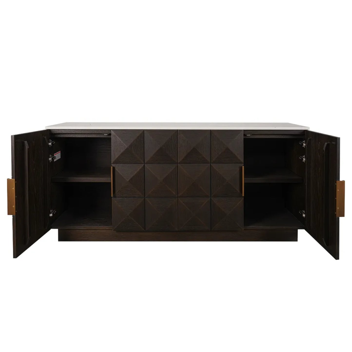 Benedict Sculptural Wooden Buffet Table