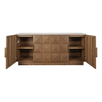 Benedict Sculptural Wooden Buffet Table