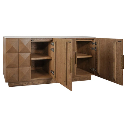 Benedict Sculptural Wooden Buffet Table